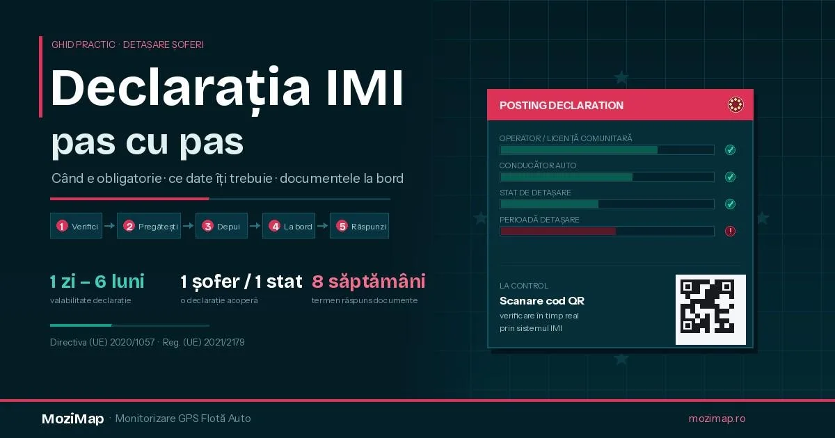 Declarația IMI pas cu pas: ghid practic pentru transportatori
